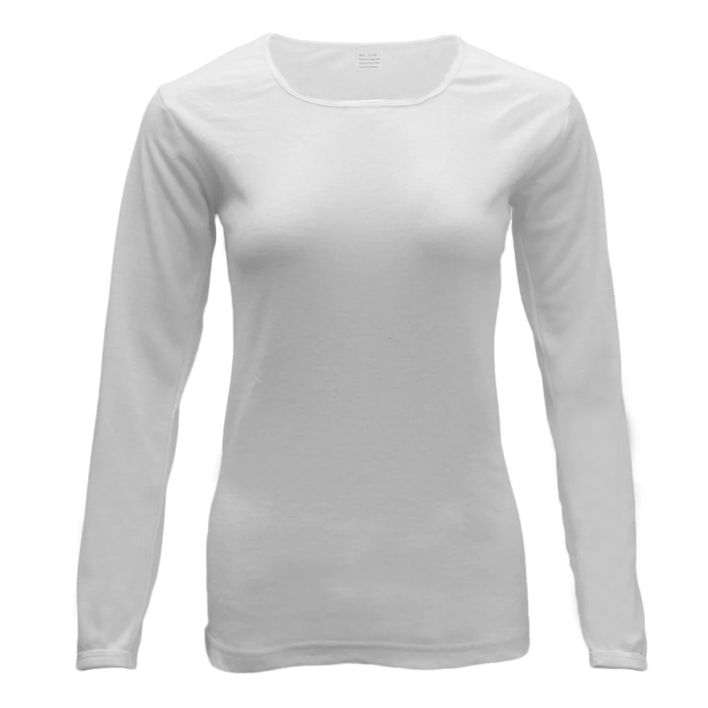Womens Merino Wool Top - Beige